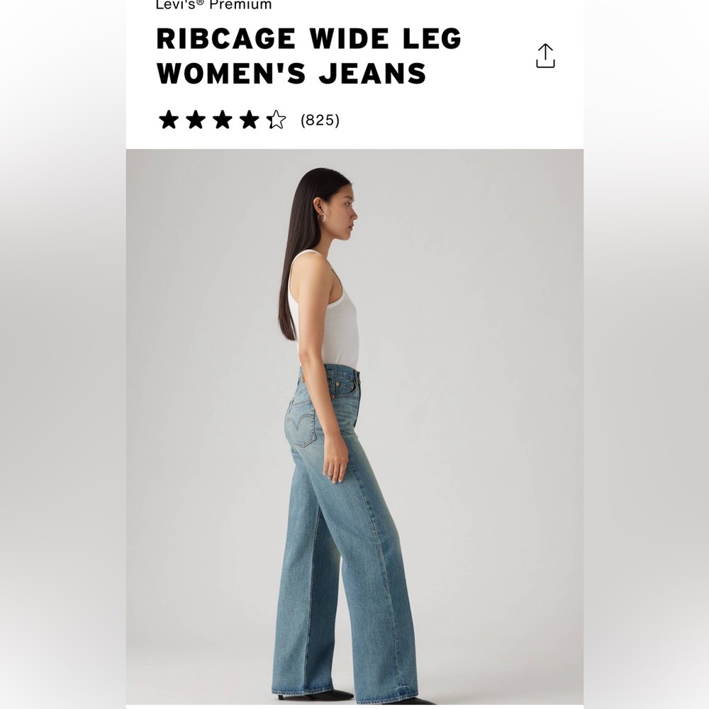 Levi's Ribcage Flare Jeans - Picture 2 of 6